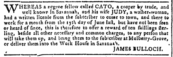 Jul 13 - 7:13:1768 Georgia Gazette