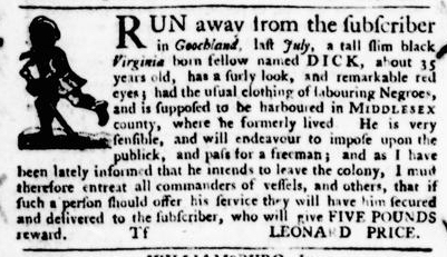 Jul 14 - Virginia Gazette Purdie and Dixon Slavery 3