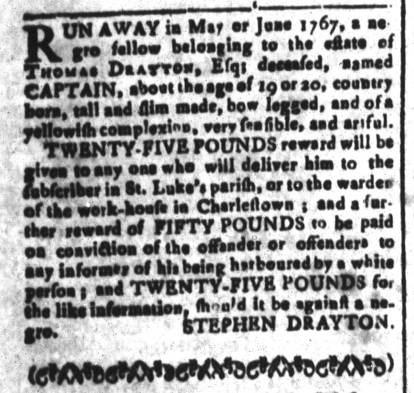 Jul 8 - South Carolina and American General Gazette Slavery 4