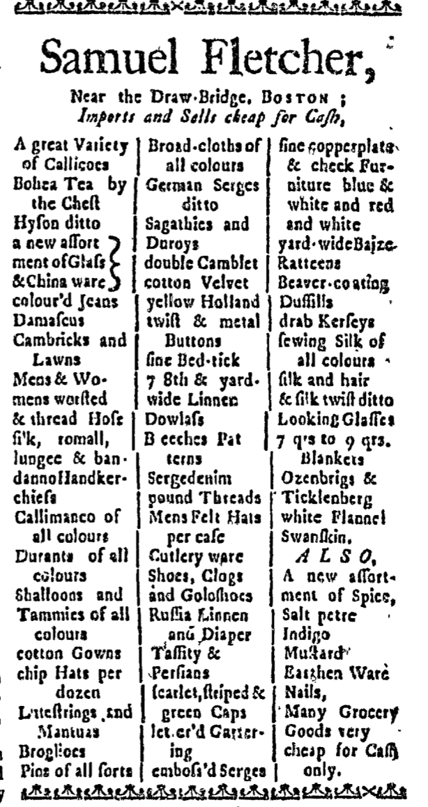 Jun 19 - 6:16:1768 Boston Weekly News-Letter