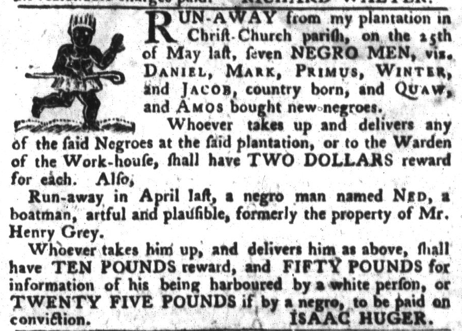 Jun 21 - South-Carolina Gazette and Country Journal Slavery 5