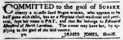 Jun 30 - Virginia Gazette Purdie and Dixon Slavery 10