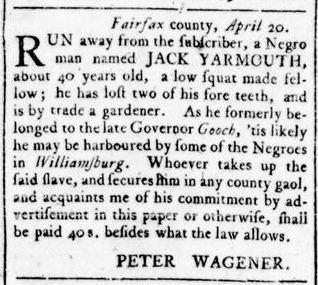 Jun 30 - Virginia Gazette Rind Slavery 6