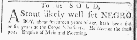 Jul 18 - Boston Chronicle Slavery 1