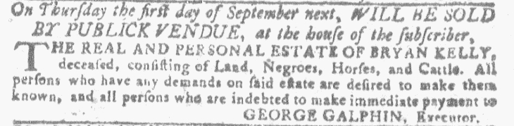 Jul 27 - Georgia Gazette Slavery 9