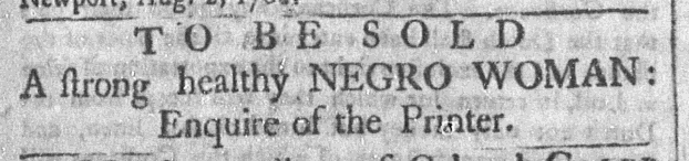 Aug 15 - Newport Mercury Slavery 1