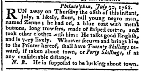 Aug 15 - Pennsylvania Chronicle Slavery 3