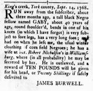 Sep 15 - Virginia Gazette Rind Slavery 4