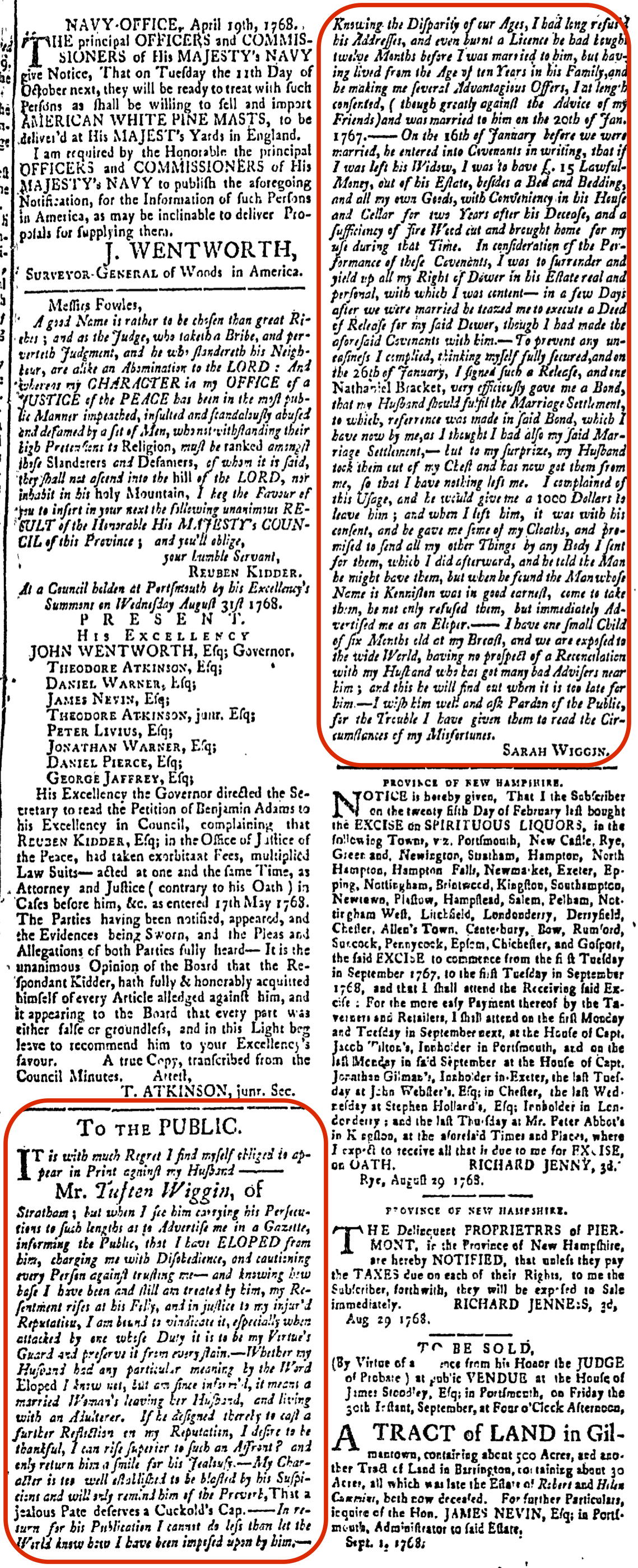 Sep 2 - 9:2:1768 New-Hampshire Gazette