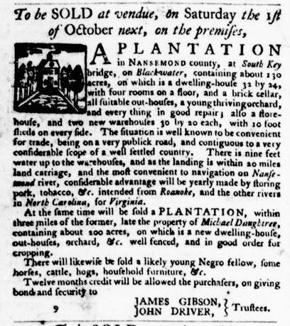Sep 29 - Virginia Gazette Purdie and Dixon Slavery 11