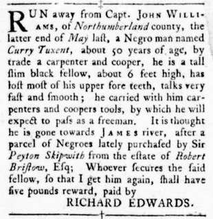Sep 29 - Virginia Gazette Rind Slavery 11