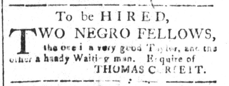 Nov 11 - South-Carolina and American General Gazette Slavery 8