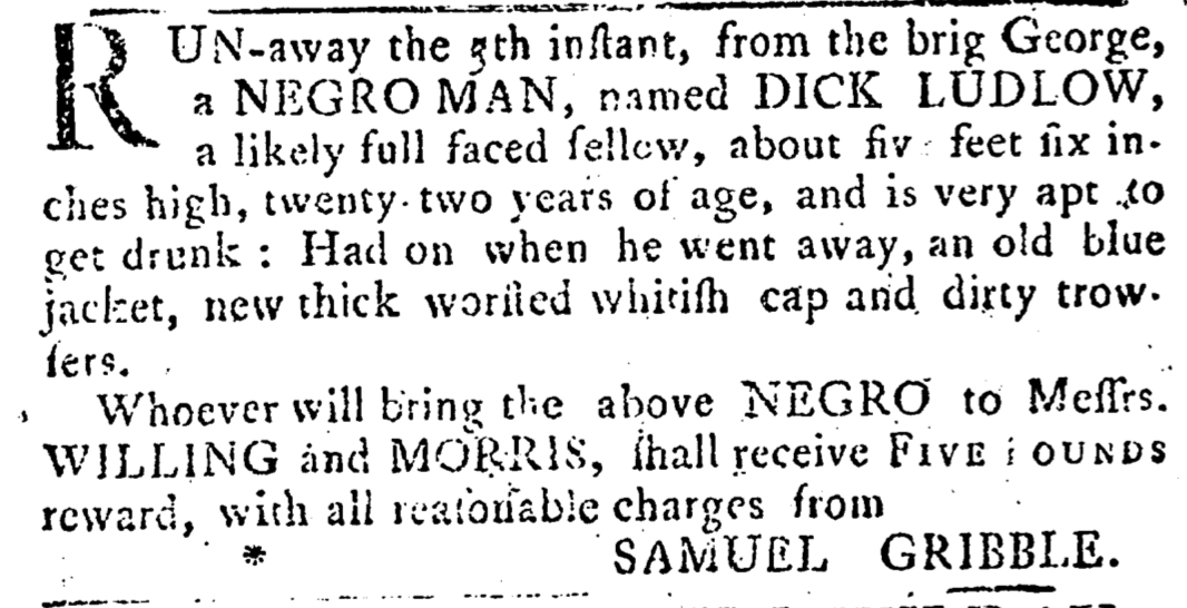 Nov 17 - Pennsylvania Journal Slavery 1
