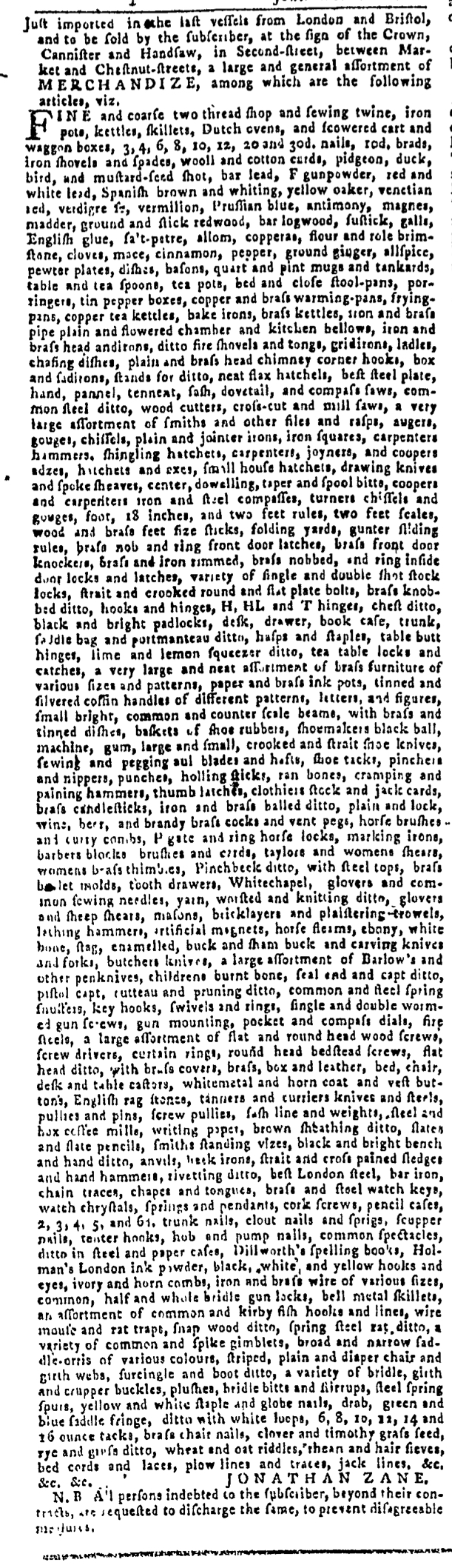Oct 2 - 9:29:1768 Pennsylvania Gazette