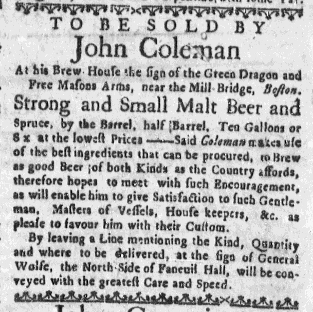 Oct 9 - 10:6:1768 Boston Weekly News-Letter