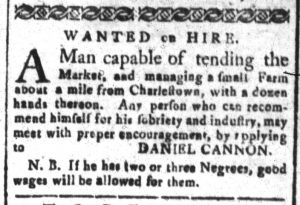 Dec 5 - South-Carolina and American General Gazette Slavery 3
