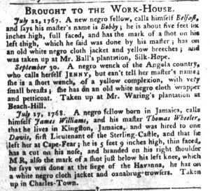 Nov 22 - 11:22:1768 South-Carolina Gazette and Country Journal Supplement