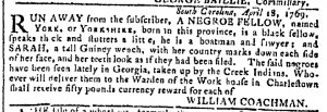 May 10 - Georgia Gazette Slavery 2