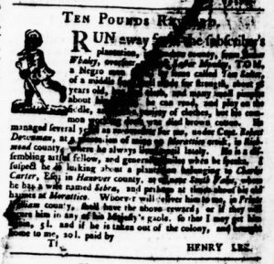 May 18 - Virginia Gazette Purdie and Dixon Slavery 11