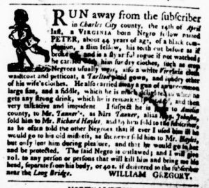 May 18 - Virginia Gazette Purdie and Dixon Slavery 9