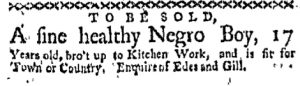 May 22 - Boston-Gazette Supplement Slavery 2