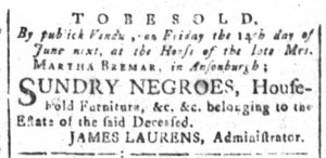 May 29 - South-Carolina and American General Gazette Slavery 2