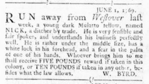 Jun 1 - Virginia Gazette Rind Slavery 2