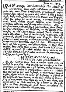 Jul 10 - Pennsylvania Chronicle Slavery 2