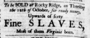 Jul 13 - Virginia Gazette Purdie and Dixon Slavery 4