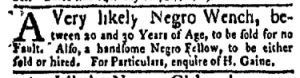 Jul 24 - New-York Gazette Weekly Mercury Slavery 3