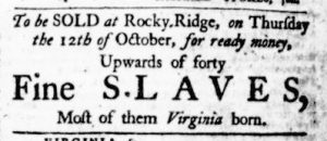 Jul 27 - Virginia Gazette Purdie and Dixon Slavery 9