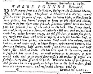 Sep 14 - Pennsylvania Gazette Slavery 1