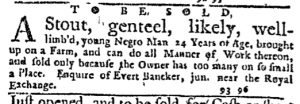 Sep 28 - New-York Journal Supplement Slavery 1