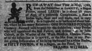 Nov 2 - South-Carolina Gazette Slavery 4