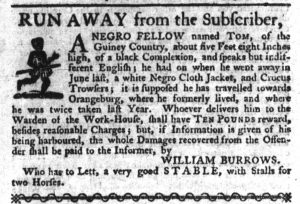 Nov 2 - South-Carolina Gazette Slavery 6