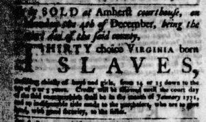 Nov 2 - Virginia Gazette Purdie and Dixon Slavery 2