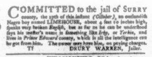 Nov 2 - Virginia Gazette Purdie and Dixon Slavery 8