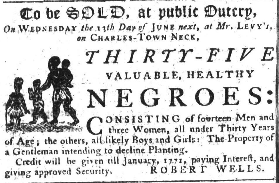 Slavery Advertisements Published June 7 1770 The Adverts 250 Project