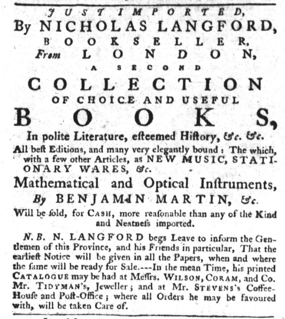 Nov 2 - 11:2:1769 South-Carolina Gazette