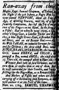 Dec 1 - New-London Gazette Slavery 1