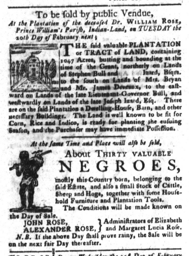 Slavery Advertisements Published February 6 1770 The Adverts 250 Project