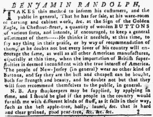 Jan 21 - 1:18:1770 Pennsylvania Gazette