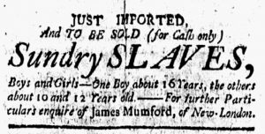 Aug 31 1770 - New-London Gazette Slavery 2