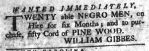 Mar 15 1770 - South-Carolina Gazette Supplement Slavery 1
