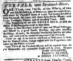 Mar 15 1770 - South-Carolina Gazette Supplement Slavery 2