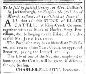 Mar 16 1770 - South-Carolina and American General Gazette Supplement Slavery 4