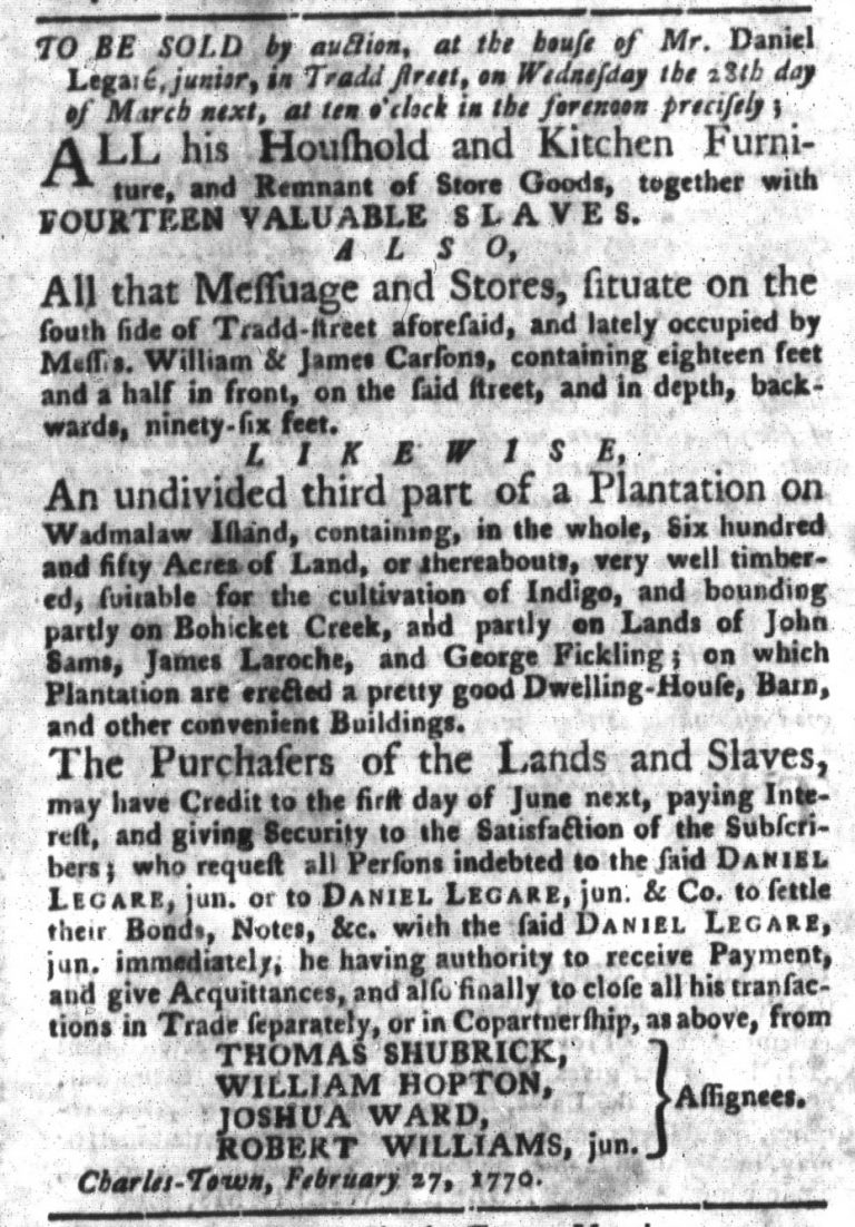 Slavery Advertisements Published March 20 1770 The Adverts 250 Project