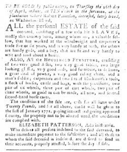 Apr 17 1770 - South-Carolina Gazette and Country Journal Supplement Slavery 11