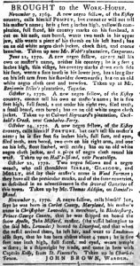 Dec 4 1770 - South-Carolina Gazette and Country Journal Supplement Slavery 6