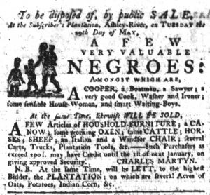 May 4 1770 - South-Carolina Gazette Slavery 6